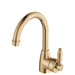 Fienza Eleanor Gooseneck Lead-Free Brass Basin Mixer (Urban Brass)