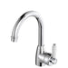 Fienza Eleanor Gooseneck Basin Mixer with Ceramic Handle (Chrome)