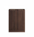 Otti Havana Sable Walnut Laundry Cabinet with two doors and no top