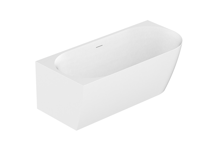 ADP Glacier Corner Bath Left Corner