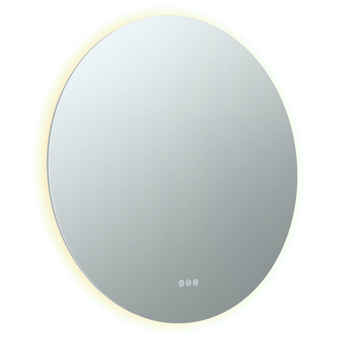 Euro Mirror OLËK Frameless Round LED Mirror (Multiple Sizes)