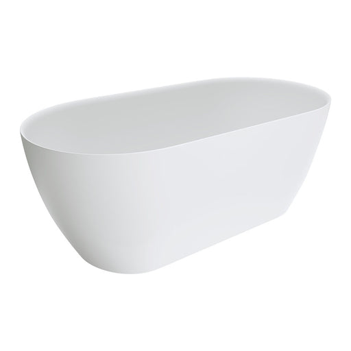 Fienza Kaya Solid Surface Bath - Matte White (1500mm)