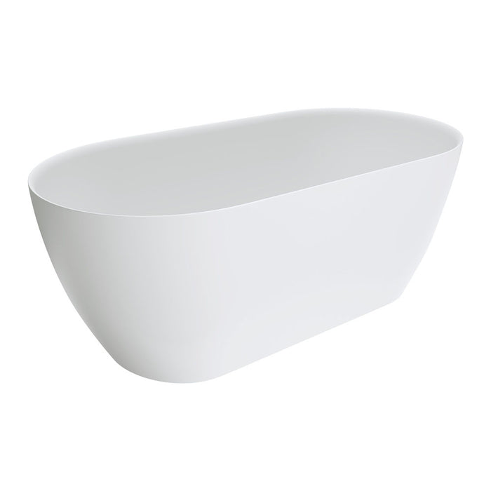 Fienza Kaya Solid Surface Bath - Matte White (1500mm)