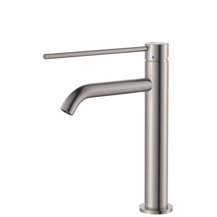 Fienza Kaya Care Medium Basin Mixer (Brushed Nickel)