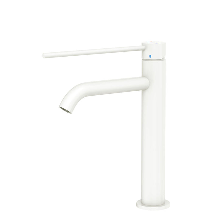 Fienza Kaya Care Medium Basin Mixer (Matte White)