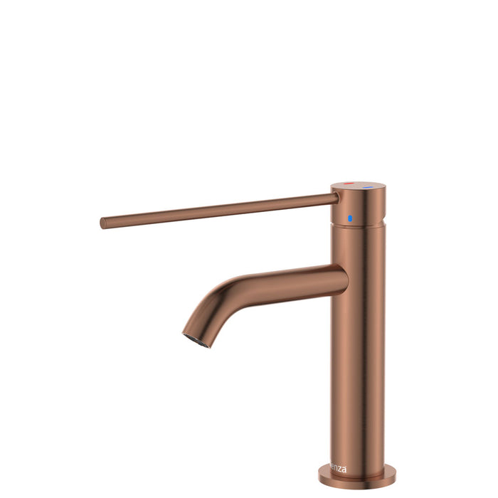 Fienza Kaya Care Short Basin Mixer (Brushed Copper)