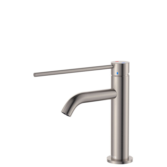 Fienza Kaya Care Short Basin Mixer (Brushed Nickel)