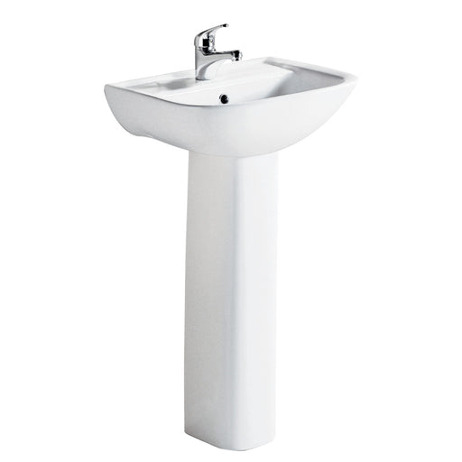 Fienza RAK Lara Pedestal Basin (1 Tap Hole)
