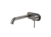 Caroma | Liano II Wall Basin/Bath Mixer Set 220mm - Joined Cover Plate (Gun Metal)
