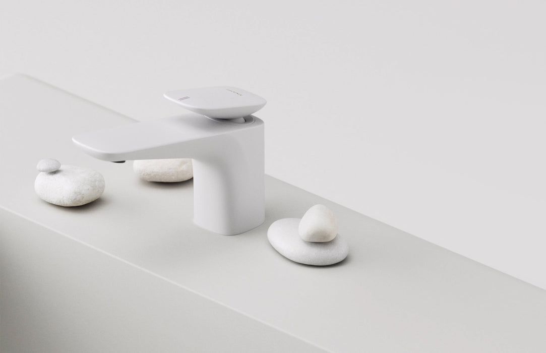 Nuage Basin Mixer in Matte White