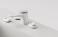 Nuage Basin Mixer in Matte White