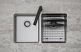 Sink Basket placed in a Phoenix 2000 series sink