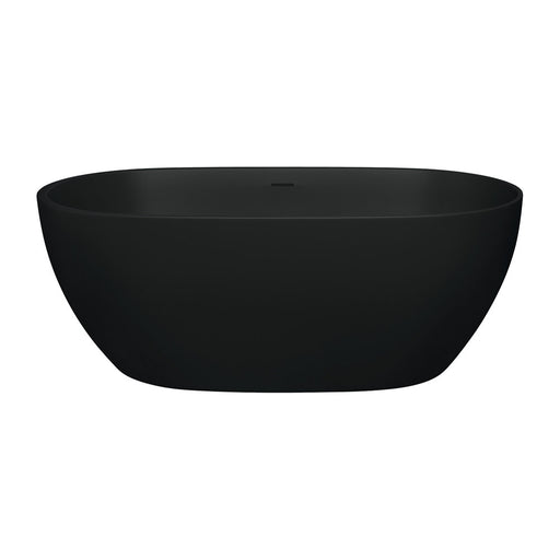 Fienza Luciana Solid Surface Bath Matte Black (1500mm)