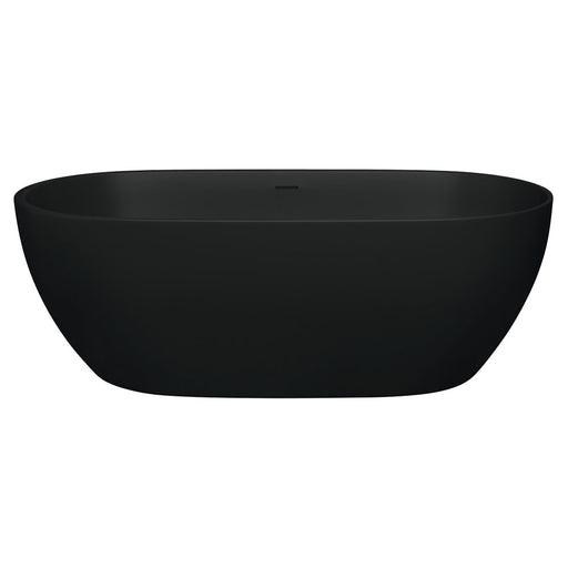 Fienza Luciana Solid Surface Bath Matte Black (1690mm)