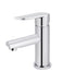 Round Paddle Basin Mixer (Polished Chrome)