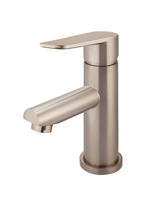 Round Paddle Basin Mixer (Champagne)