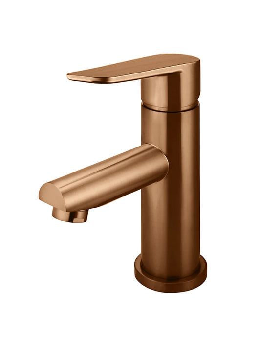 Round Paddle Basin Mixer (Lustre Bronze)
