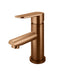 Round Paddle Basin Mixer (Lustre Bronze)