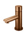 Round Pinless Basin Mixer (Lustre Bronze)