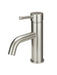 Round Basin Mixer Curved (Brushed Nickel)