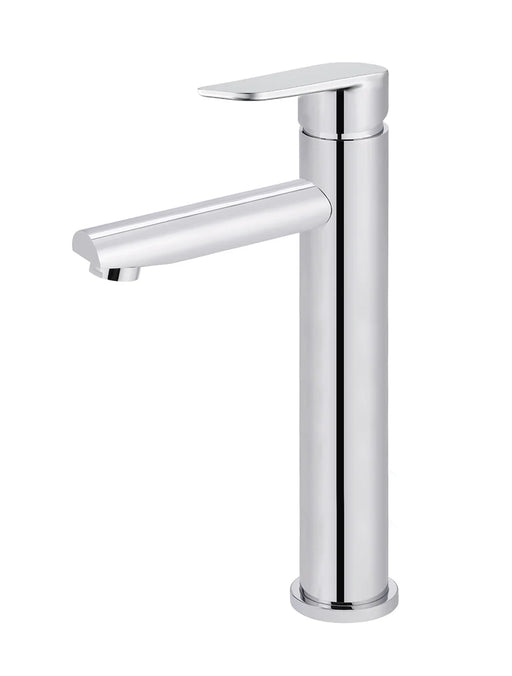Round Paddle Tall Basin Mixer (Polished Chrome)