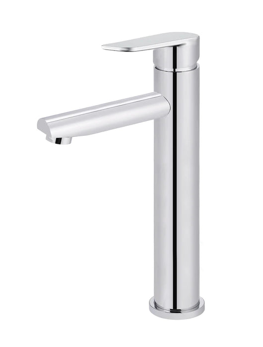 Round Paddle Tall Basin Mixer (Polished Chrome)