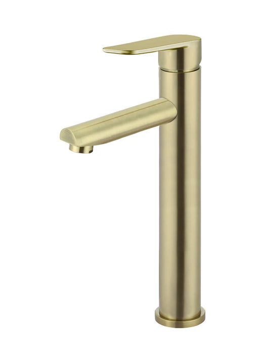 Round Paddle Tall Basin Mixer (Tiger Bronze)