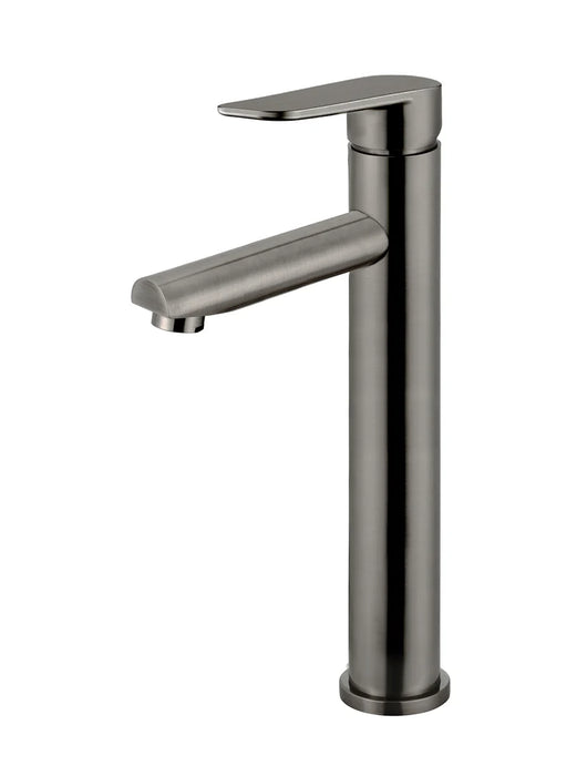 Round Paddle Tall Basin Mixer (Shadow Gunmetal)