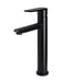 Round Paddle Tall Basin Mixer (Matte Black)