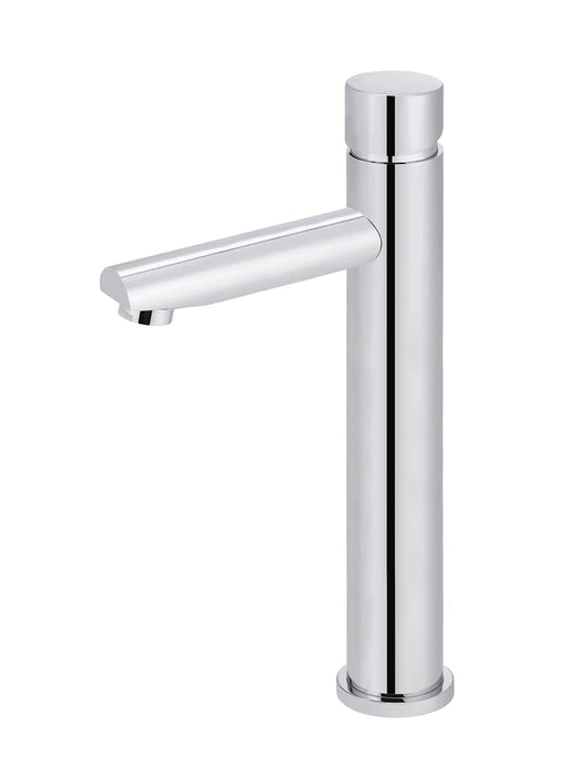 Round Pinless Tall Basin Mixer (Chrome)