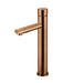 Round Pinless Tall Basin Mixer (Lustre Bronze)