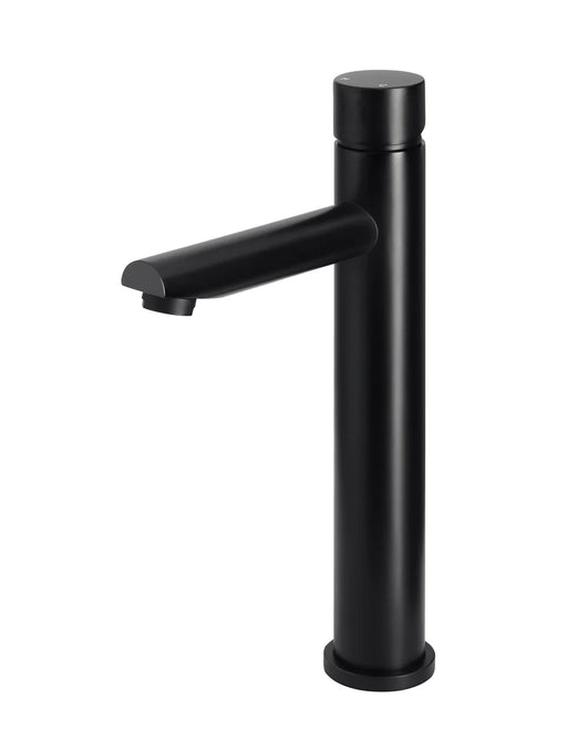Round Pinless Tall Basin Mixer (Matte Black)