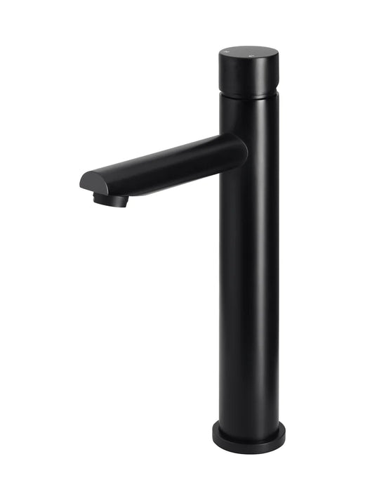 Round Pinless Tall Basin Mixer (Matte Black)
