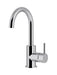 Round Gooseneck Basin Mixer with Cold Start (Polished Chrome)