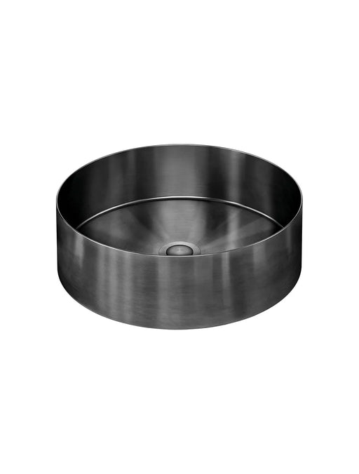 Lavello Round Steel Bathroom Basin 380 x 110 (Shadow)
