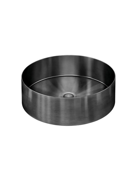 Lavello Round Steel Bathroom Basin 380 x 110 (Shadow)