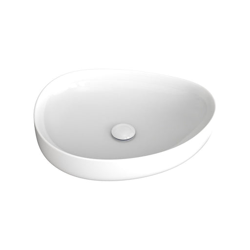 Fienza Pebble Medium Above Counter Basin (Gloss White)