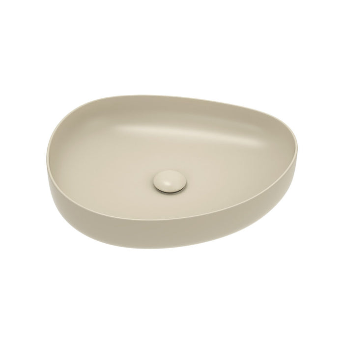 Fienza Pebble Medium Above Counter Basin (Matte Khaki)
