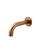 Round Curved Spout 130mm (Lustre Bronze)