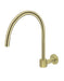 Round High-Rise Swivel Wall Spout (Tiger Bronze)