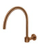 Round High-Rise Swivel Wall Spout (Lustre Bronze)