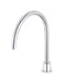 Round Gooseneck High-Rise Swivel Hob Spout (Chrome)