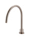 Round Gooseneck High-Rise Swivel Hob Spout (Champagne)