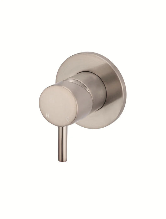 Meir Round Wall Mixer Short Pin Lever - Multiple Colour Options
