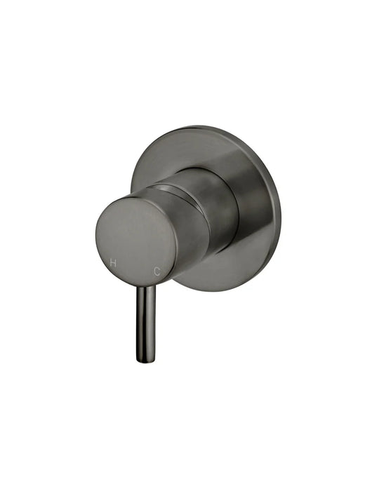 Meir Round Wall Mixer Short Pin Lever - Multiple Colour Options