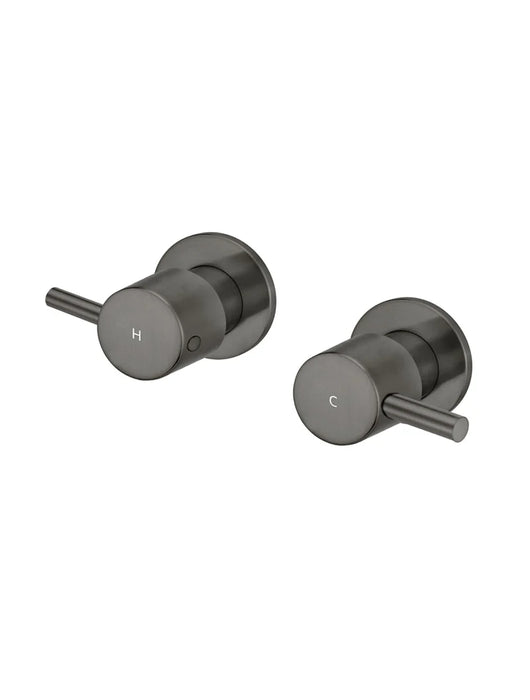 Meir Round Quarter Turn Wall Top Assemblies - Multiple Colour Options