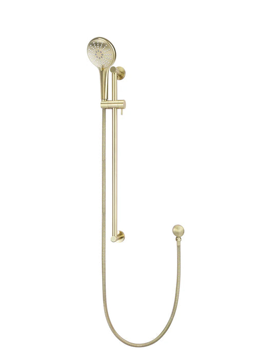 Round Three Function Hand Shower on Rail Column (PVD Tiger Bronze)