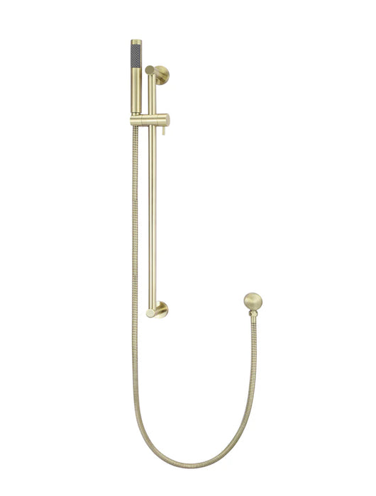Meir Round Hand Shower on Rail Column (PVD Tiger Bronze)