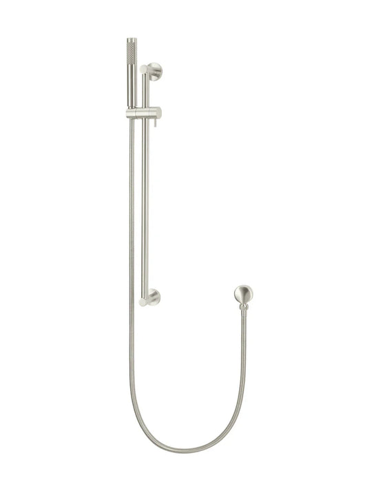 Meir Round Hand Shower on Rail Column (PVD Brushed Nickel)