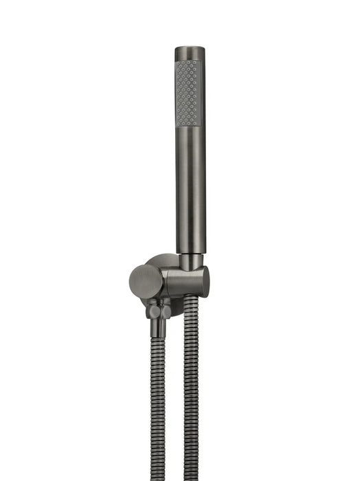 Meir Round Shower on Swivel Bracket (Shadow Gunmetal)